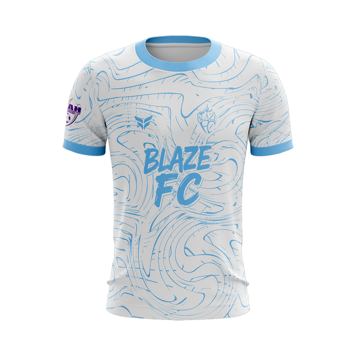 BLAZE FC BOYS AWAY JERSEY SS (WHITE)