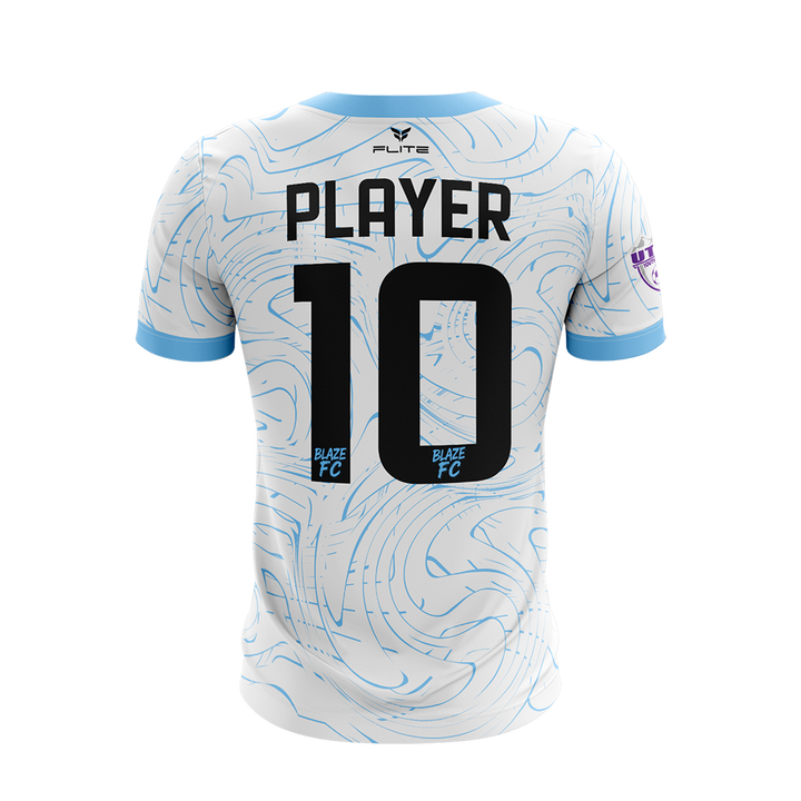 BLAZE FC BOYS AWAY JERSEY SS (WHITE)