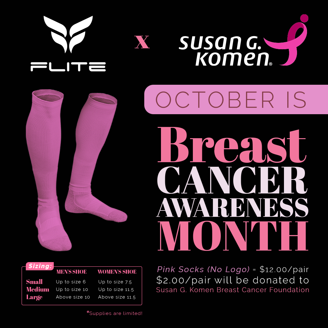 PINK SOCKS "Breast Cancer Awareness Month"