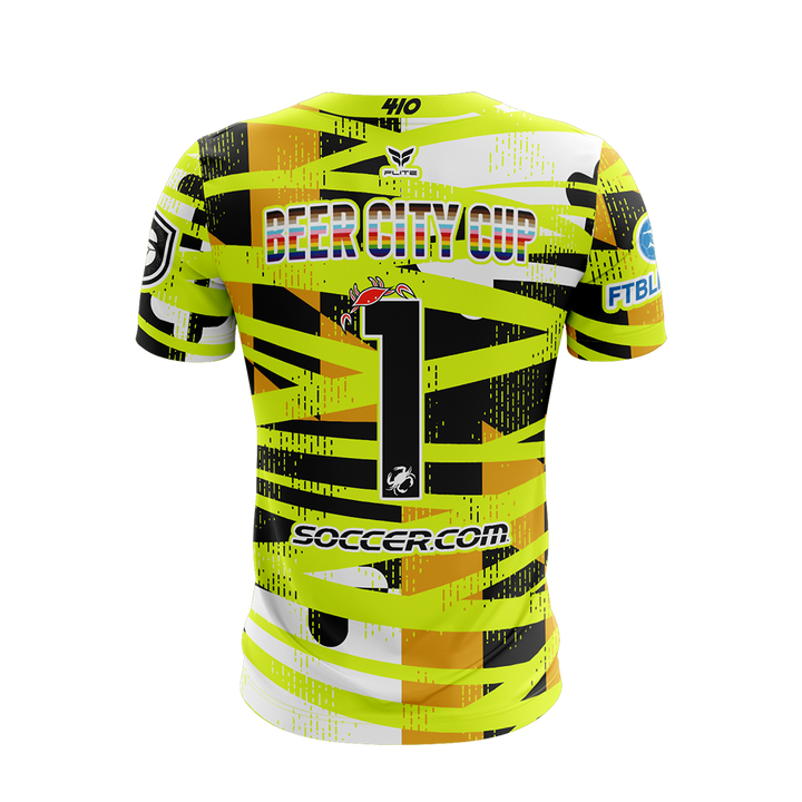 CHARMOUR 410 2026 TST MENS GK JERSEY SS (NEON YELLOW)