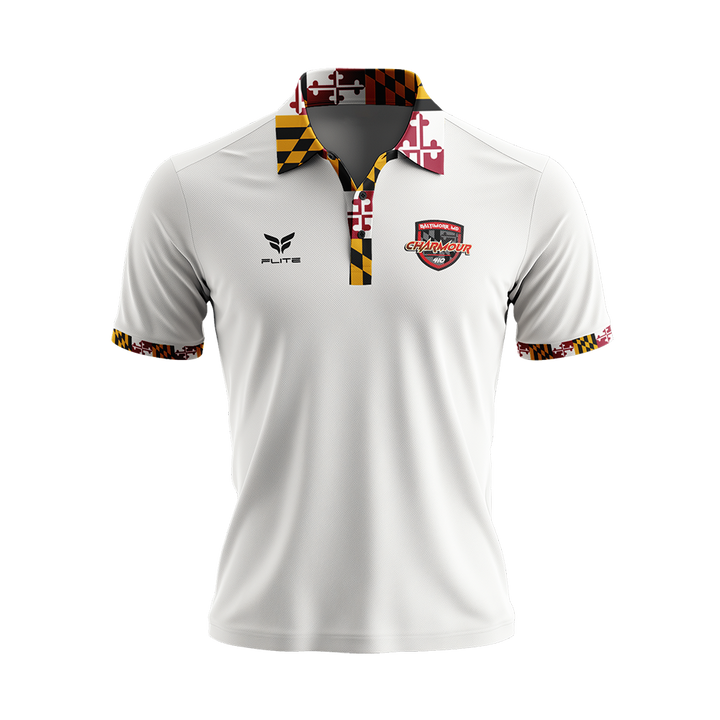 CHARMOUR 410 2026 TST POLO SHIRT (WHITE)