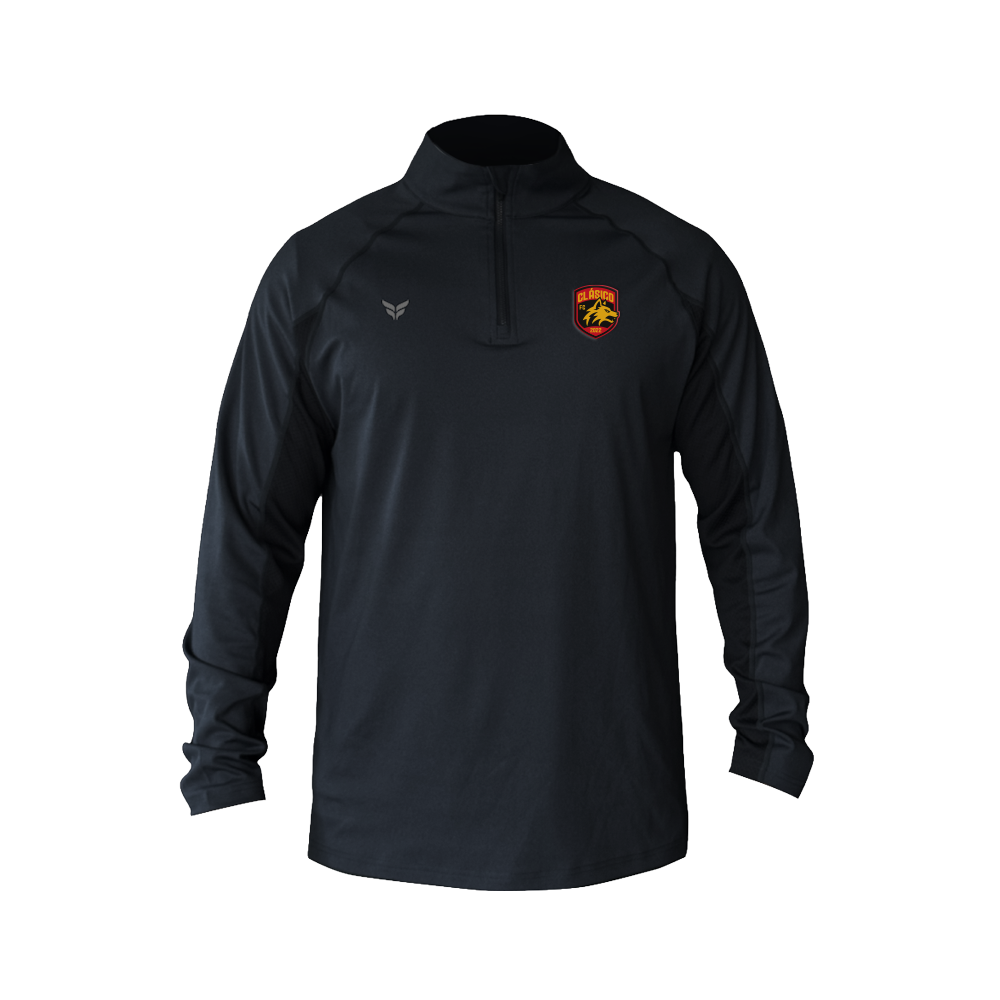 CLASICO FC STEALTH QUARTER-ZIP (BLACK)
