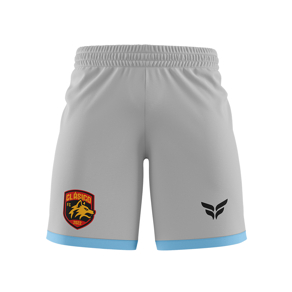 CLASICO FC AWAY PLARER SHORTS (GREY)