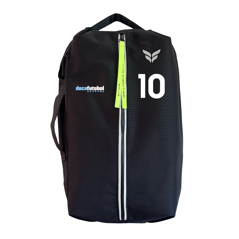 DOCA FUTEBOL GAME DAY BAG WITH PLAYER NUMBER (BLACK)