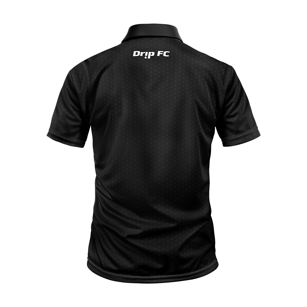 DRIP FC 2026 TST POLO SHIRT (BLACK)