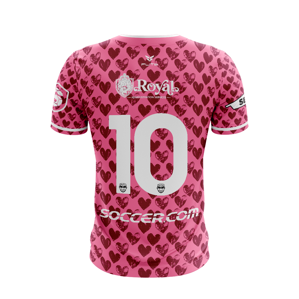 DUELING FOR LINCOLN AWAY JERSEY SS (PINK)