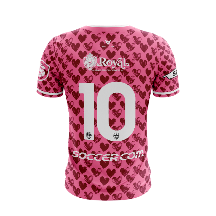DUELING FOR LINCOLN AWAY JERSEY SS (PINK)