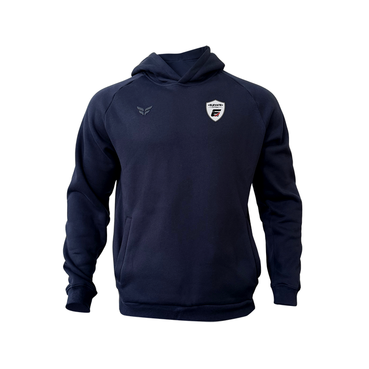 ELEVATE FUTSAL COTTON-BLEND PREMIUM HOODIE (NAVY)