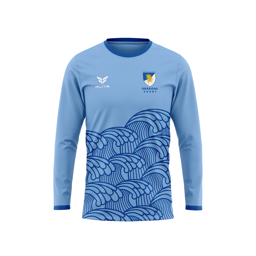ENCINITAS DRAGONS JERSEY LS (BLUE)
