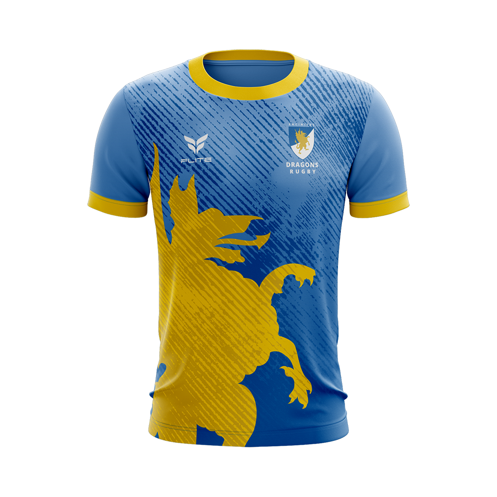 ENCINITAS DRAGONS JERSEY SS (YELLOW)