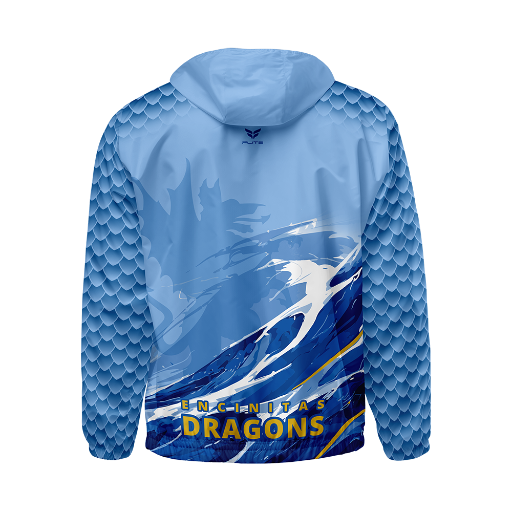 CHAQUETA CORTAVIENTOS ENCINITAS DRAGONS (AZUL)