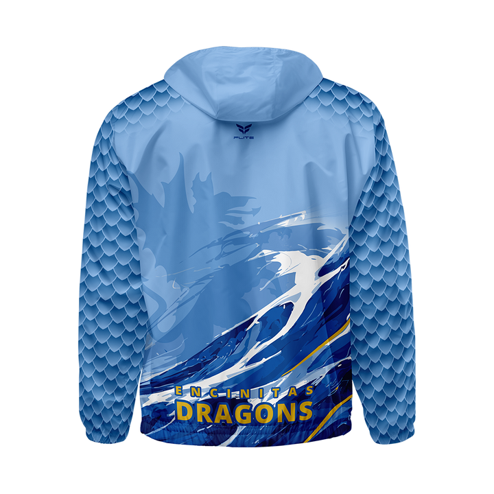 CHAQUETA CORTAVIENTOS ENCINITAS DRAGONS (AZUL)