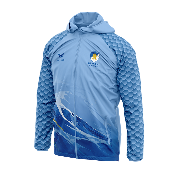 CHAQUETA CORTAVIENTOS ENCINITAS DRAGONS (AZUL)