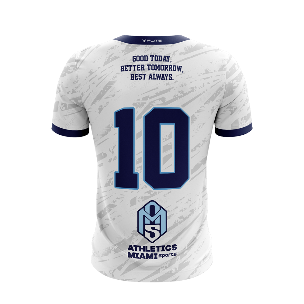 ALEXANDER WILDCATS FLAG FOOTBALL TRAINING JERSEY SS (WHITE)