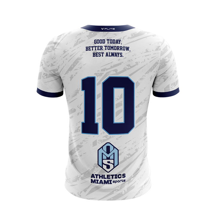 ALEXANDER WILDCATS FLAG FOOTBALL TRAINING JERSEY SS (WHITE)