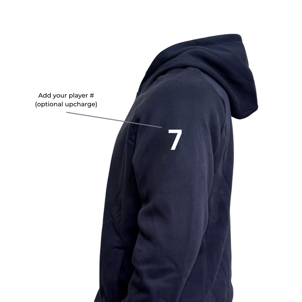 BRIGHTON COTTON-BLEND HOODIE (NAVY)