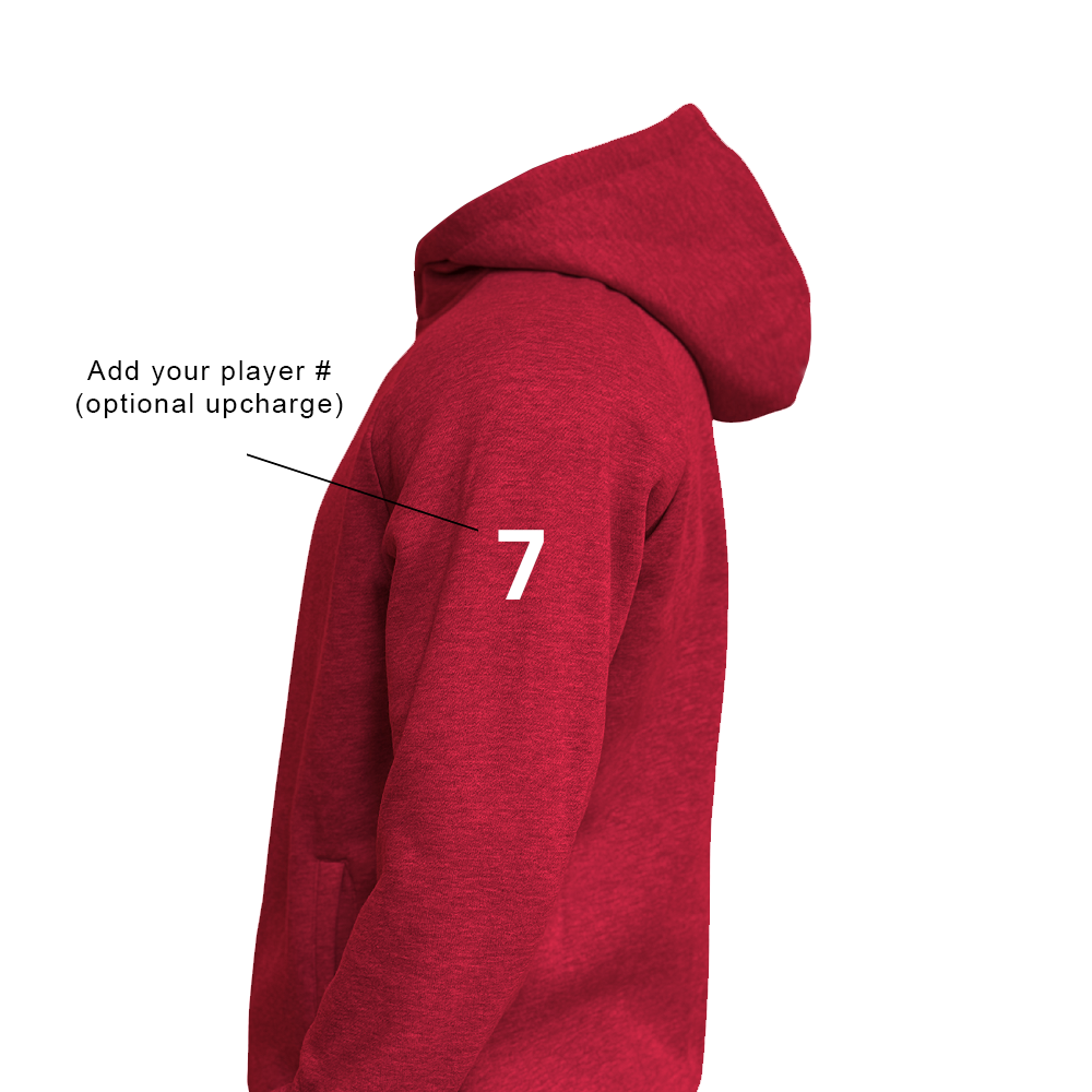 ST JOHNS HS COTTON-BLEND HOODIE (RED)
