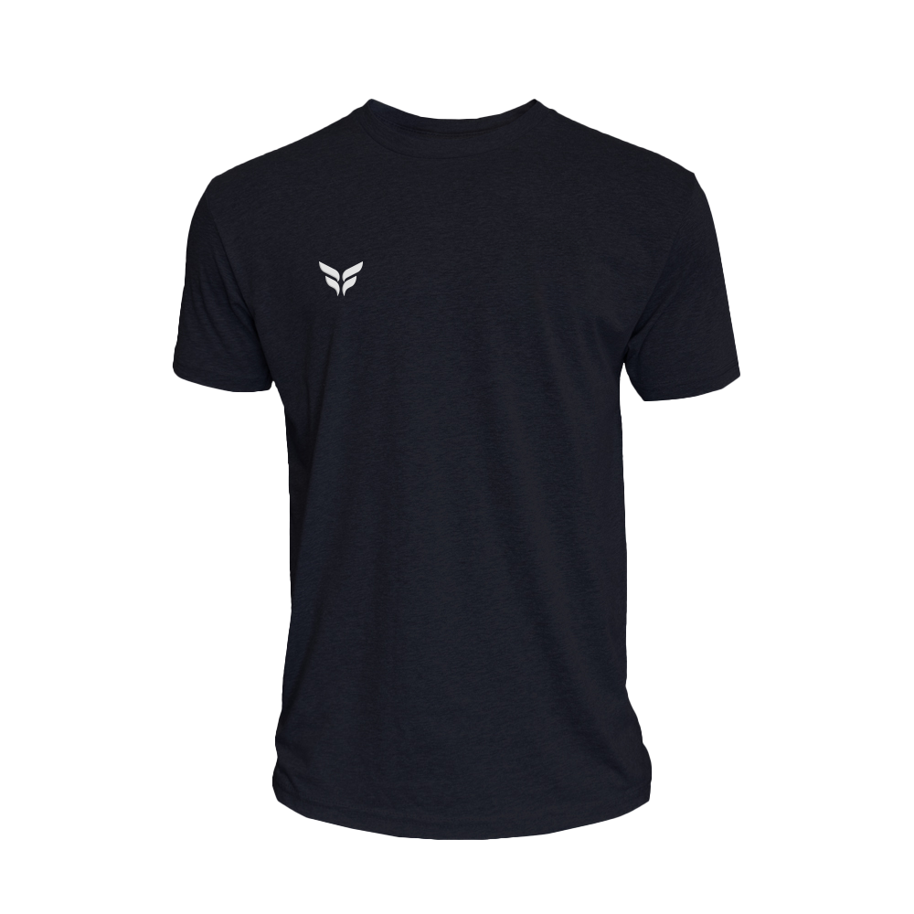 CAMISETA DE MEZCLA DE ALGODÓN x FLITE (NEGRA)