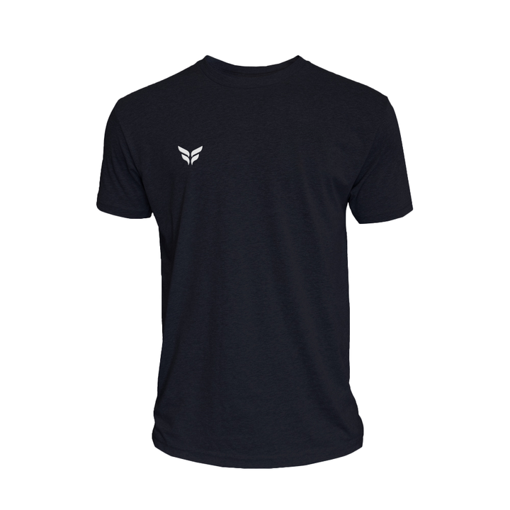 CAMISETA DE MEZCLA DE ALGODÓN x FLITE (NEGRA)