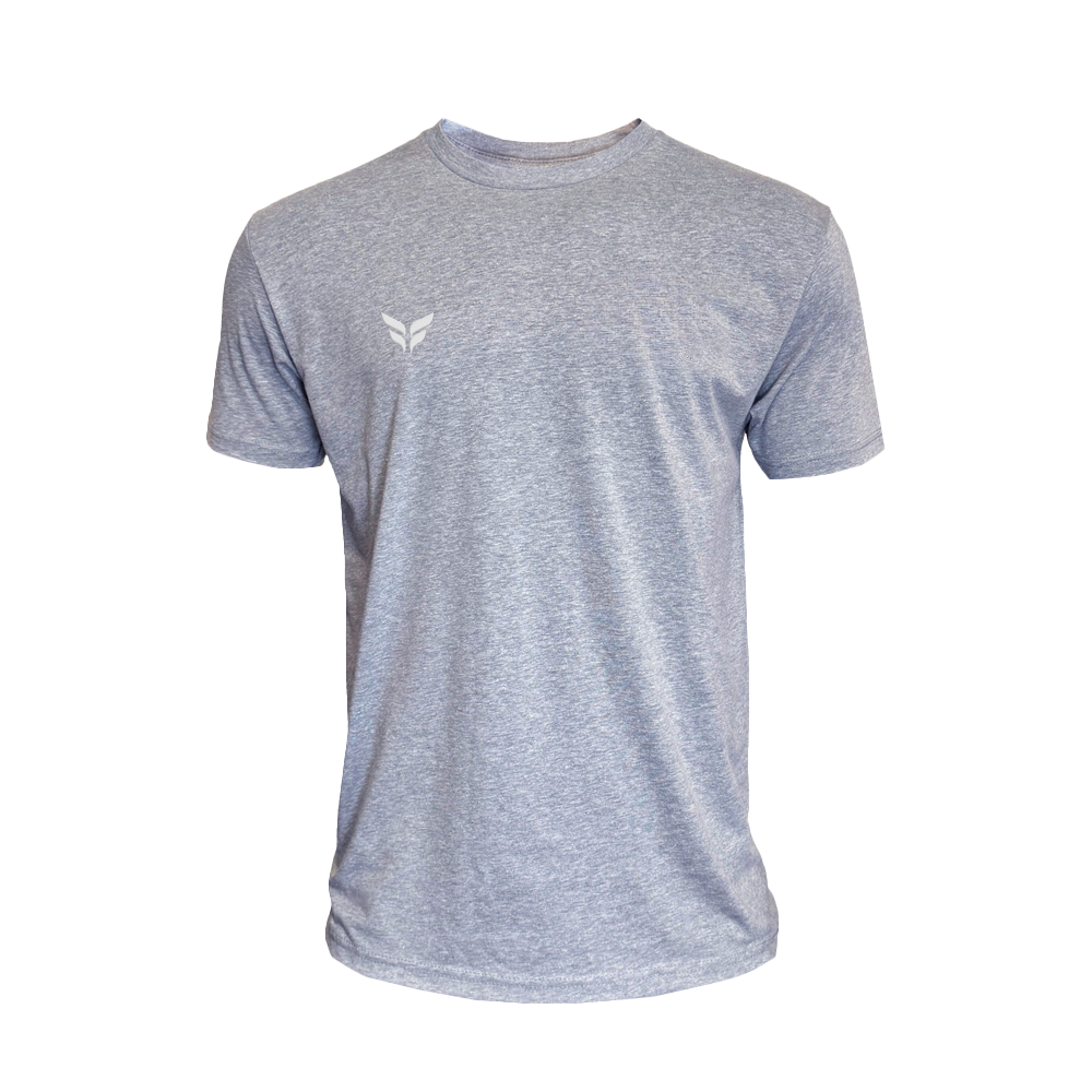 CAMISETA DE MEZCLA DE ALGODÓN x FLITE (GRIS)