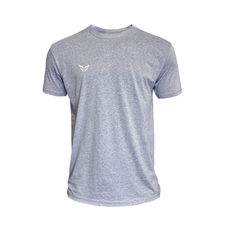 CAMISETA DE MEZCLA DE ALGODÓN x FLITE (GRIS)
