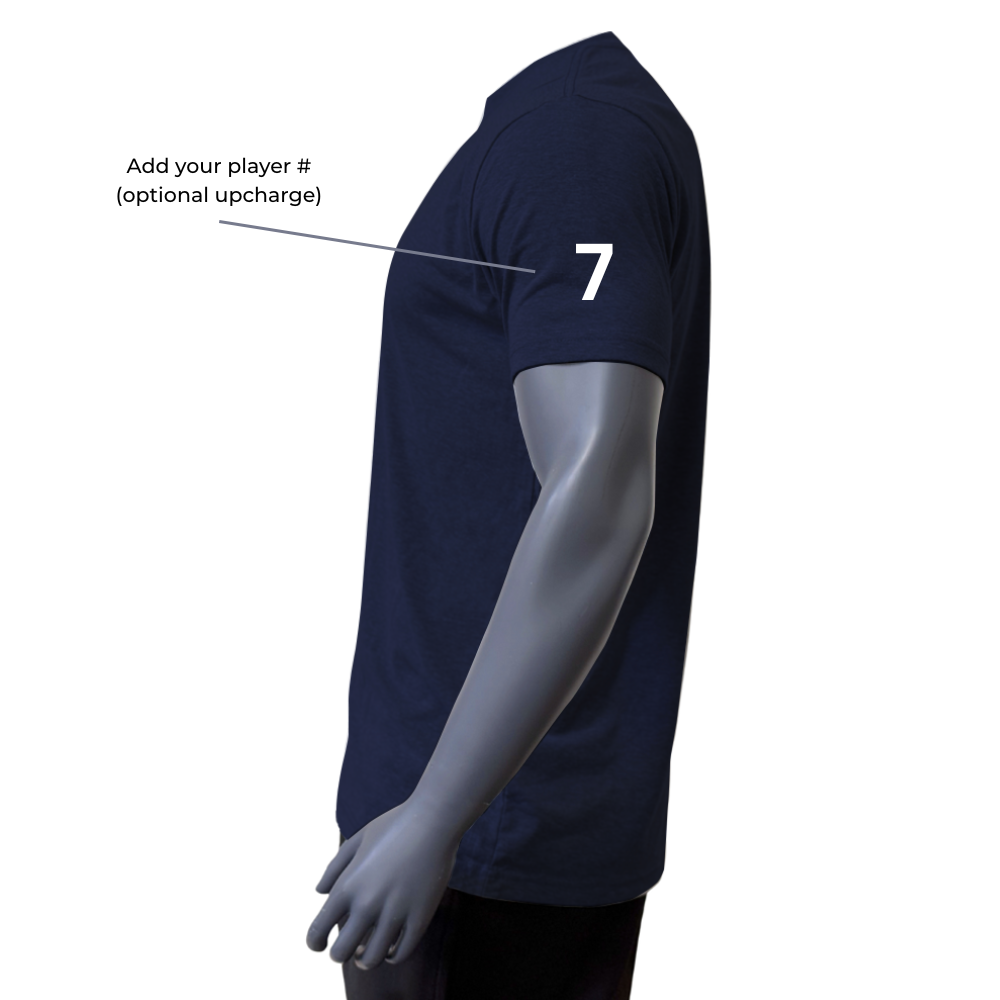 CARDIFF SCRIPT TSHIRT (NAVY)