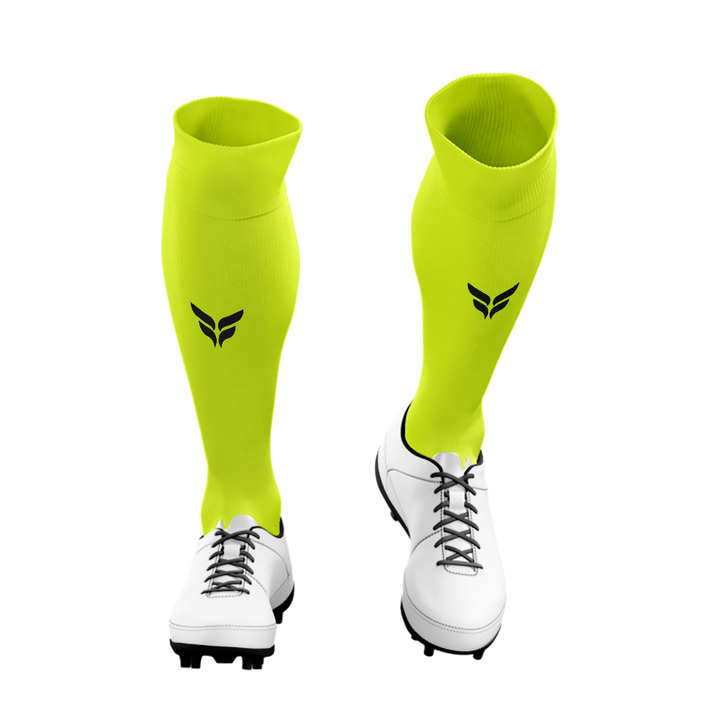 TEAM SOCKS (NEON YELLOW SOCKS BLACK WINGS)