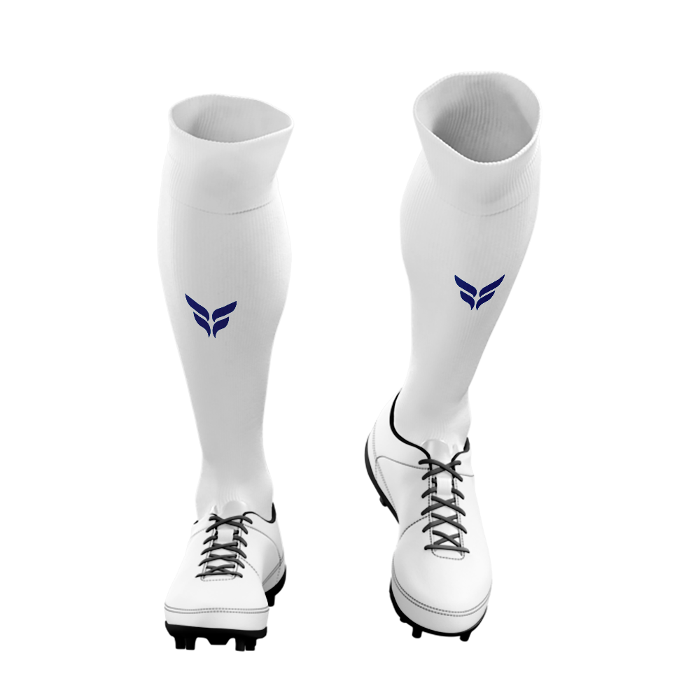 TEAM SOCKS (WHITE SOCKS NAVY WINGS)