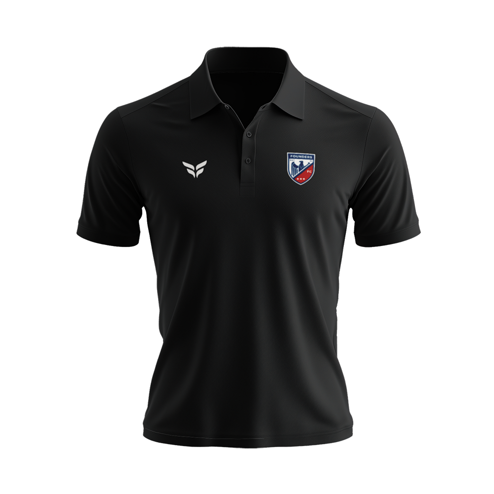 FOUNDERS FC POLO SHIRT (BLACK)
