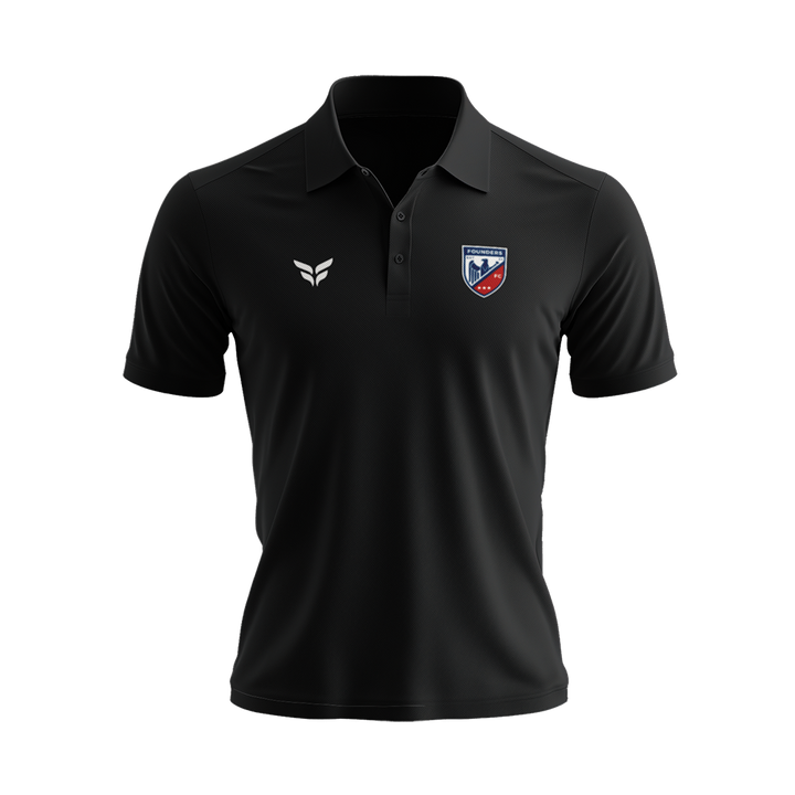 FOUNDERS FC POLO SHIRT (BLACK)