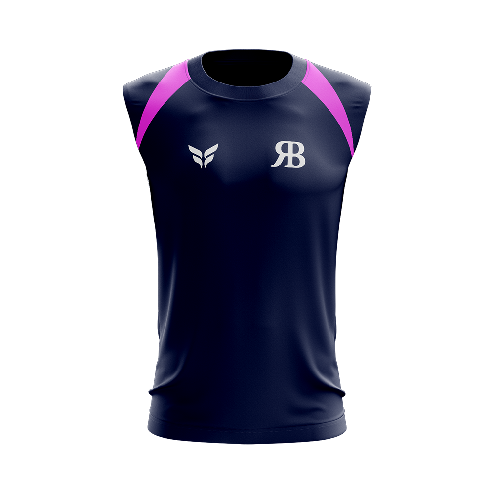 RB SLEEVELESS TRAINING TOP (NAVY)