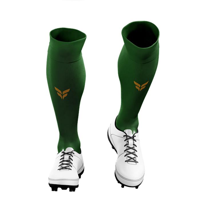 BOLD CITY TODDLER SOCKS (GREEN WITH GOLD WINGS)