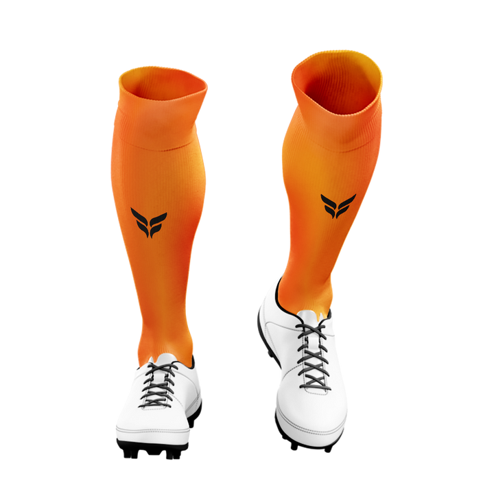 TEAM SOCKS (ORANGE SOCKS BLACK WINGS)