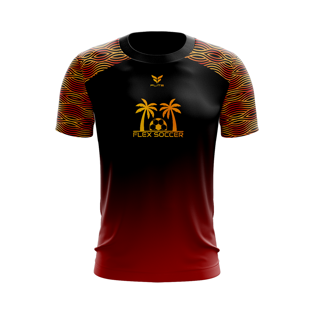 FLEX SOCCER JERSEY SS (BLACK)