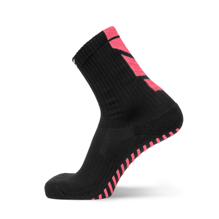 REACT Grip Socks (Neon Pink/Black)