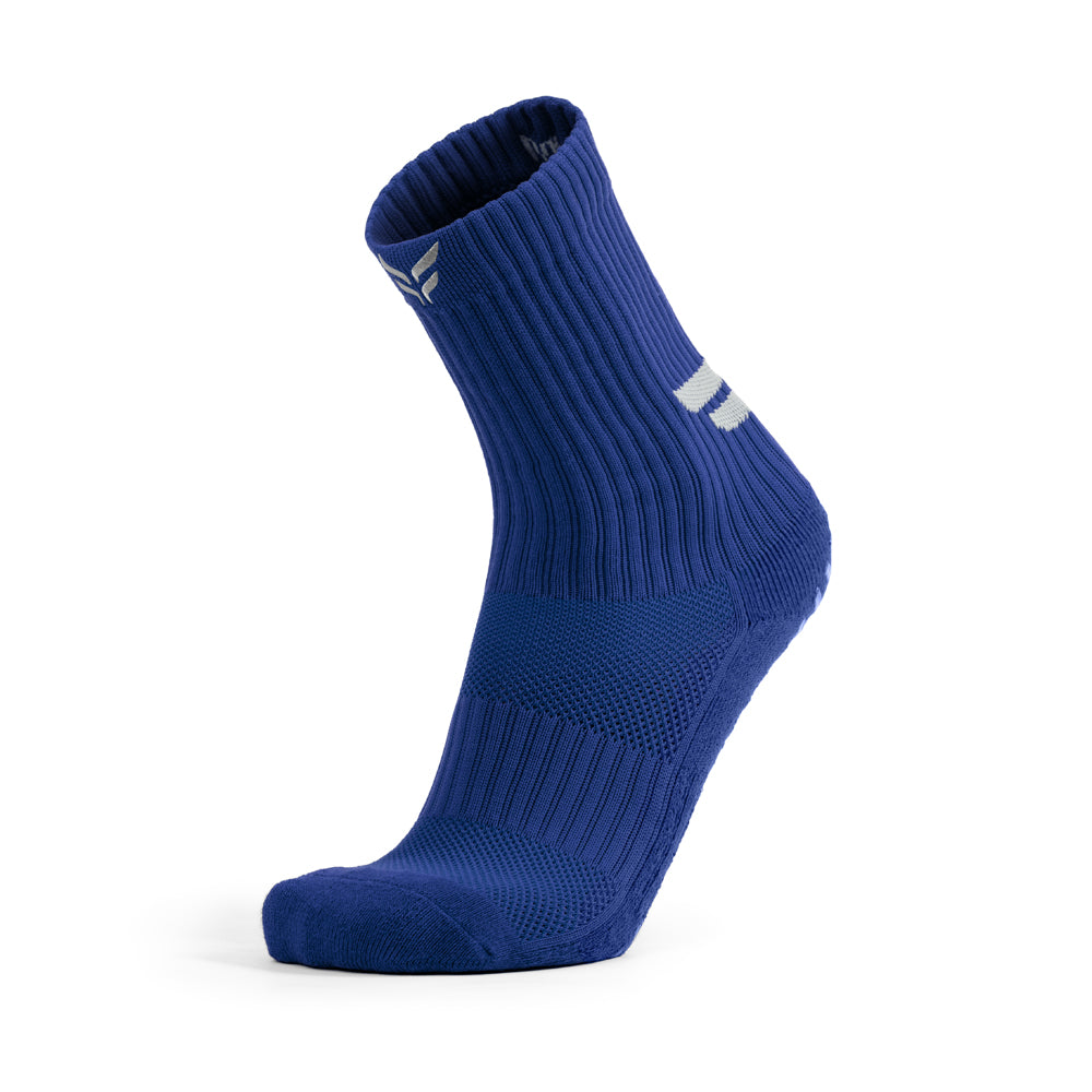 BLUE FOOTBALL SOCKS - GRIP STAR - Sportsclique Shop