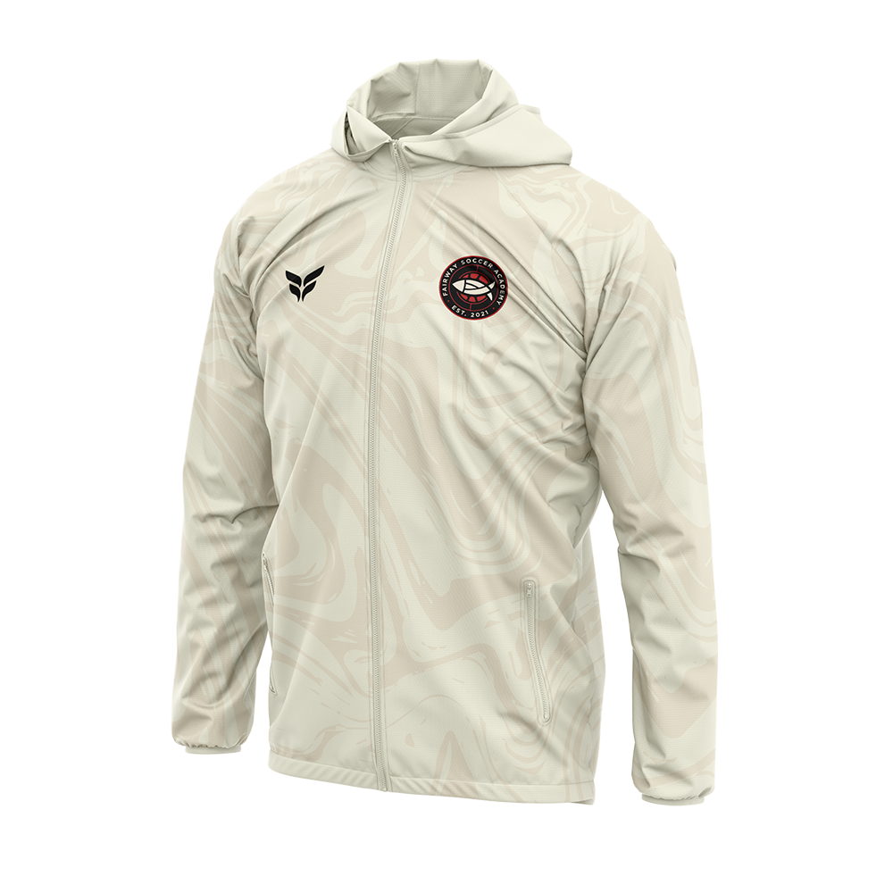 FAIRWAY SOCCER ACADEMY WINDBREAKER JACKET (CREAM)