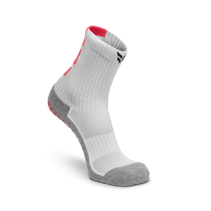 REACT Grip Socks (Neon Pink/White)