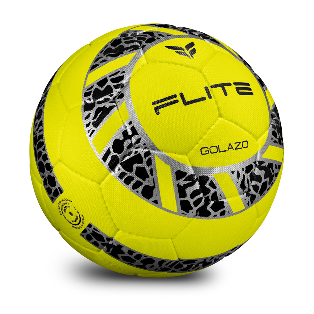 Golazo Premium Quality Match Ball (Neon/Black/Silver)