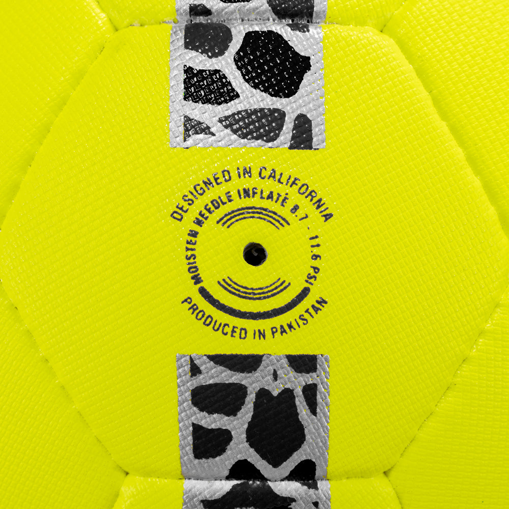 Golazo Premium Quality Match Ball (Neon/Black/Silver)