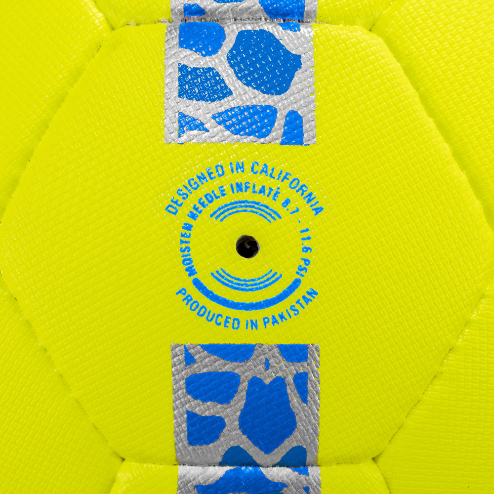 Golazo Premium Quality Match Ball (Neon/Blue/Silver)