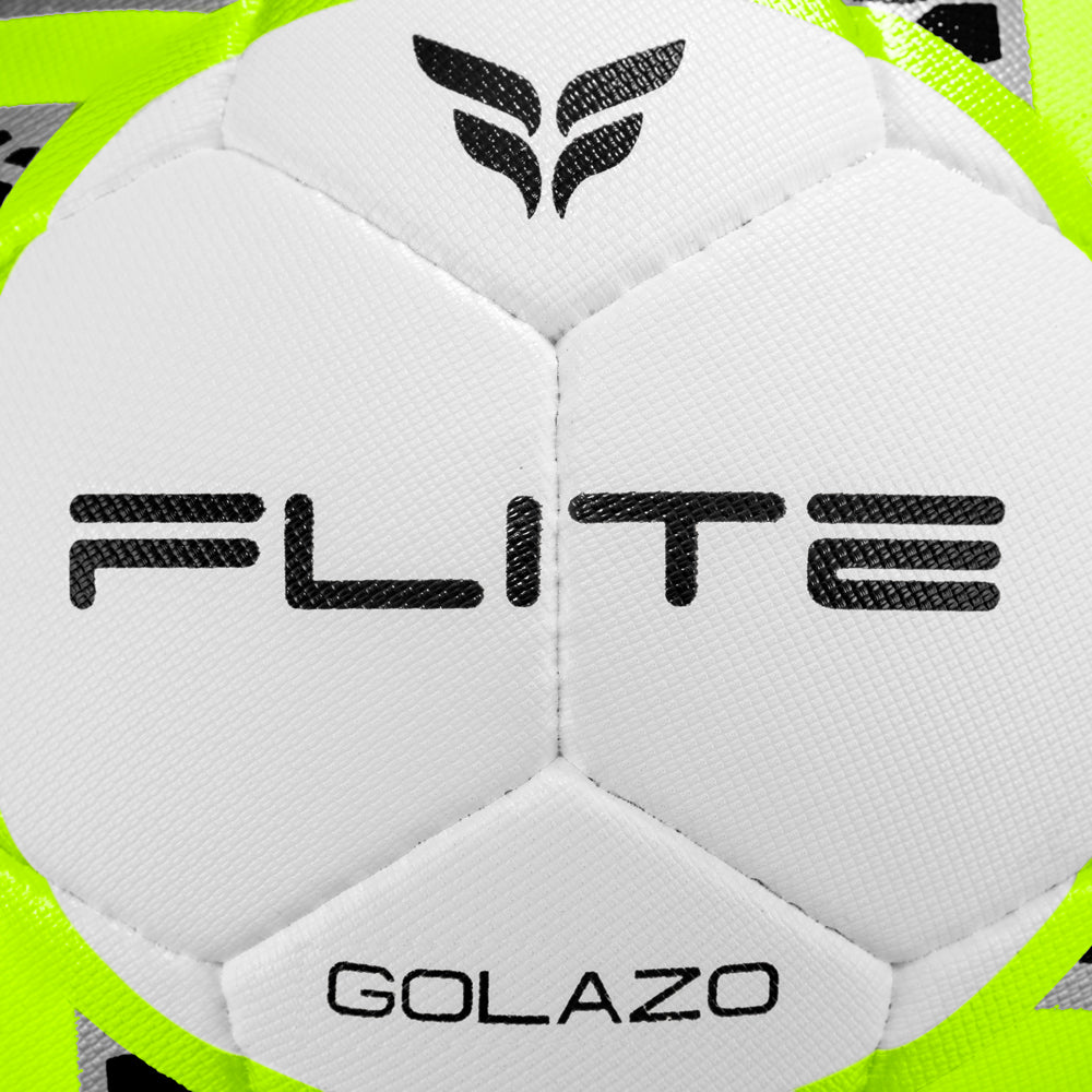 Golazo Premium Quality Match Ball (White/Black/Silver)