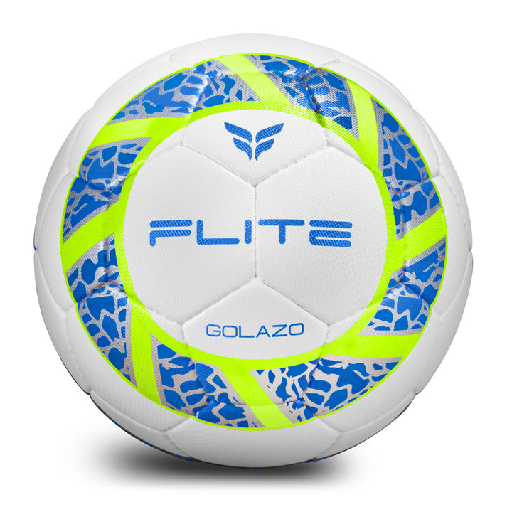 Golazo Premium Quality Match Ball (White/Blue/Silver)