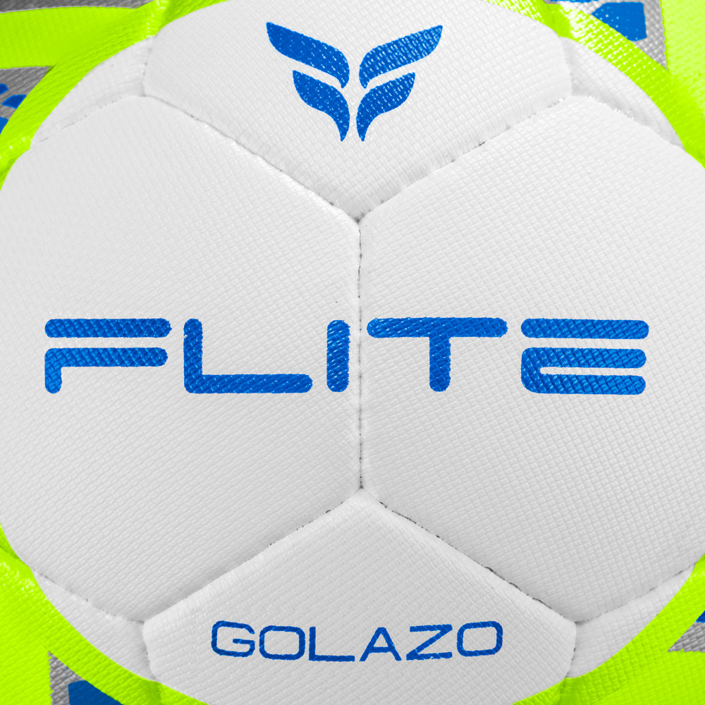 Golazo Premium Quality Match Ball (White/Blue/Silver)