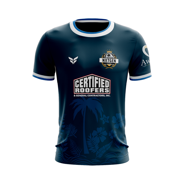 NXTGEN FUTBOL SHORT-SLEEVE TRAINING TOP (BLUE)