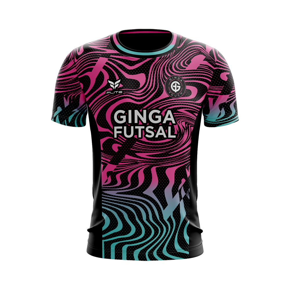 GINGA TOUCH FUTSAL GAME JERSEY SS (BLACK)