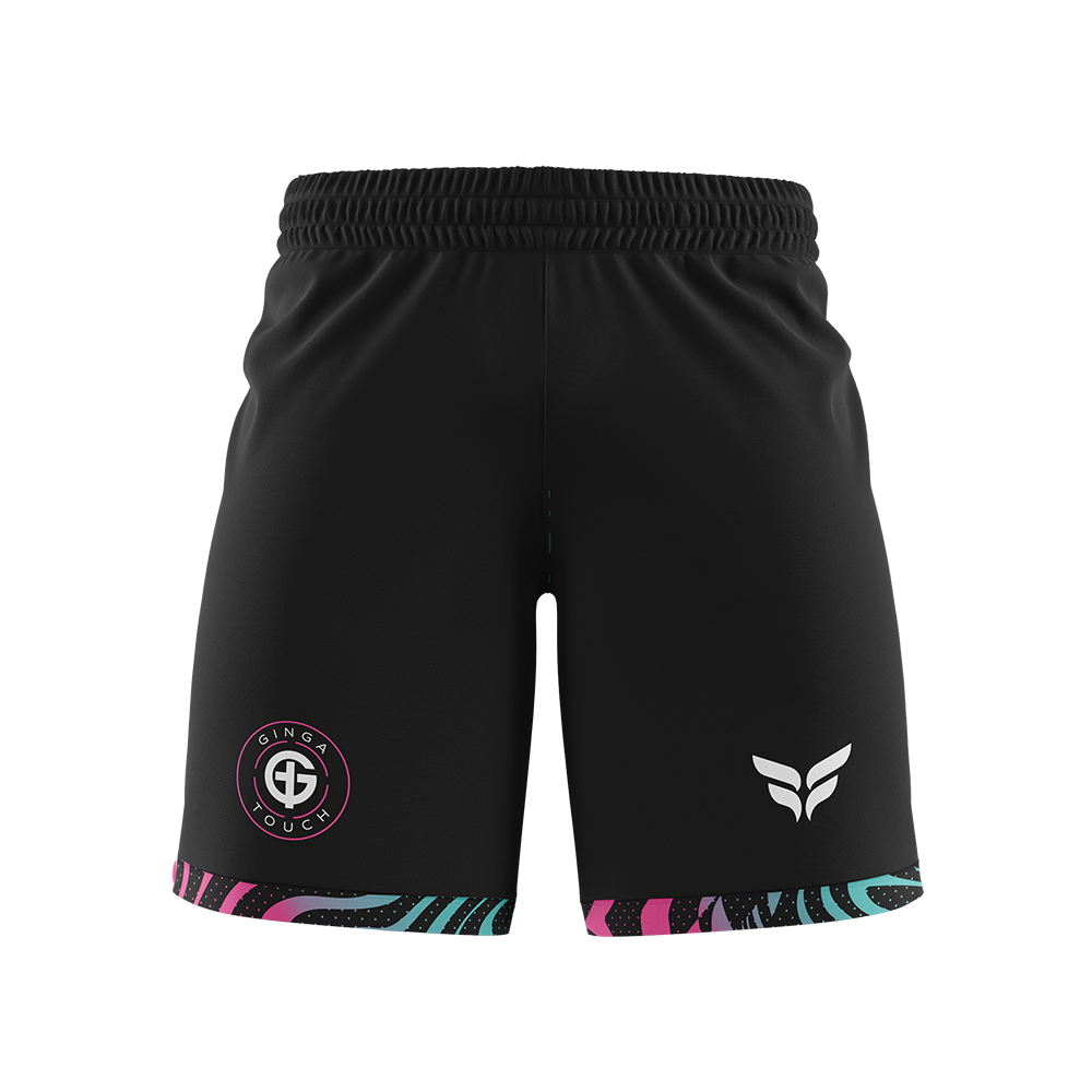 GINGA TOUCH FUTSAL GAME SHORTS (BLACK)