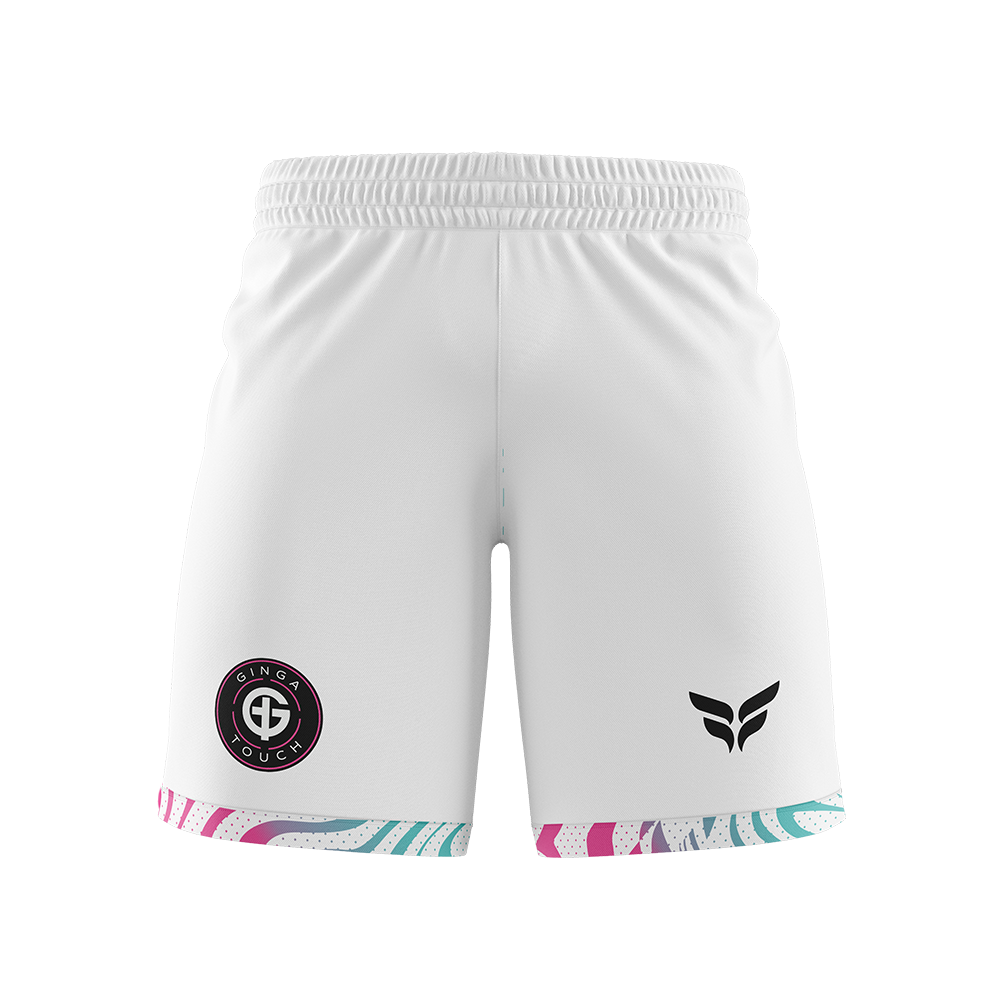 GINGA TOUCH FUTSAL GAME SHORTS (WHITE)