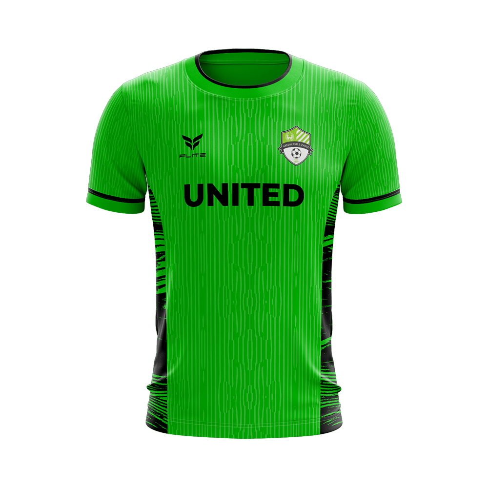 GREENCASTLE UNITED SC AWAY JERSEY SS (GREEN)