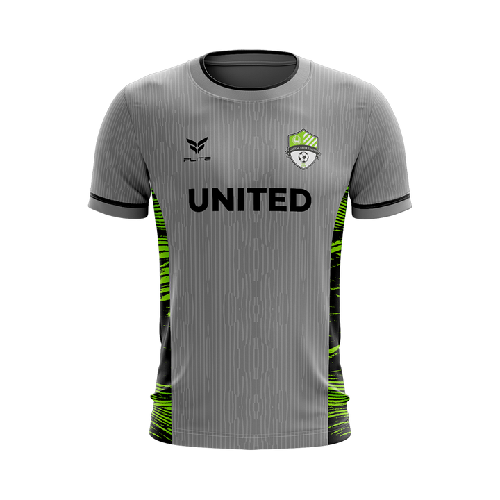 GREENCASTLE UNITED SC TRAINING JERSEY SS (GREY)